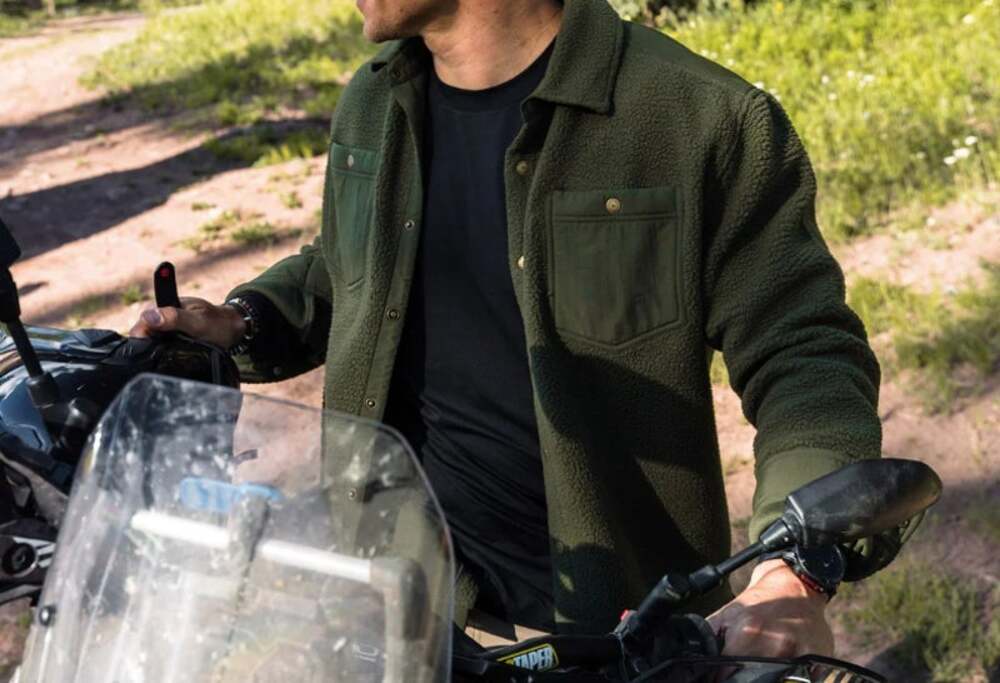 NWT Burlebo Montana Jacket Men's Size L Green Fleece Jacket (1307)